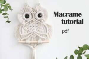 Macrame Owl Wall Hanging Pattern PDF